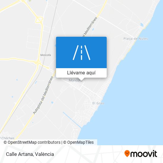 Mapa Calle Artana