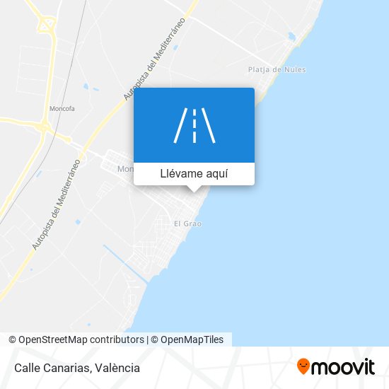Mapa Calle Canarias