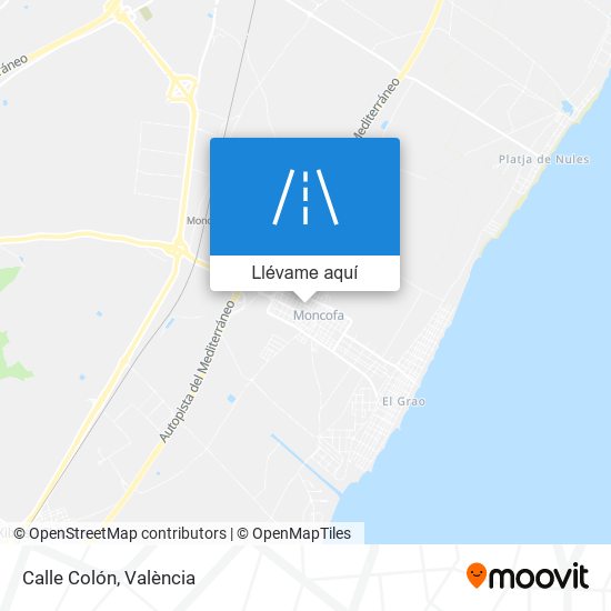 Mapa Calle Colón