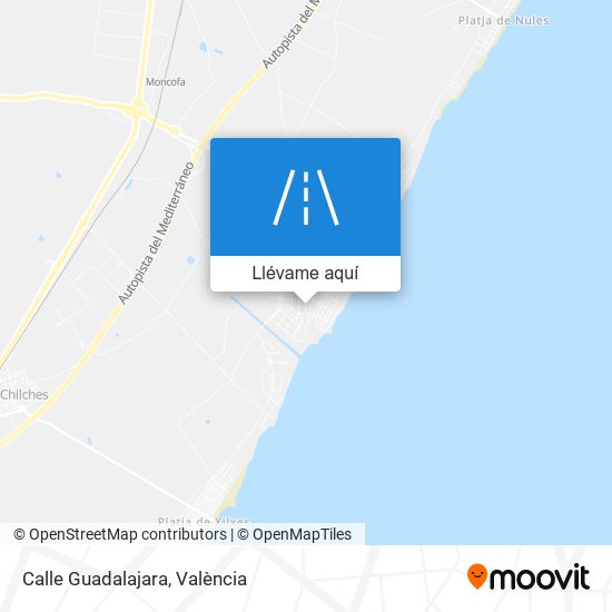 Mapa Calle Guadalajara