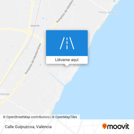 Mapa Calle Guipuzcoa