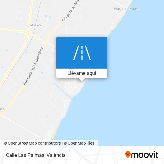 Mapa Calle Las Palmas