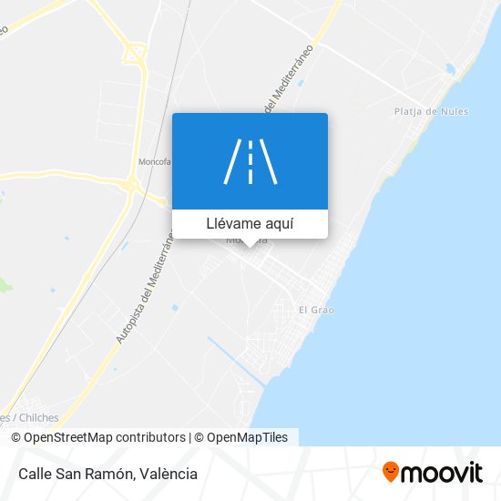 Mapa Calle San Ramón