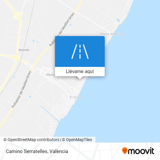 Mapa Camino Serratelles