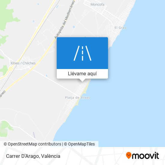 Mapa Carrer D'Arago