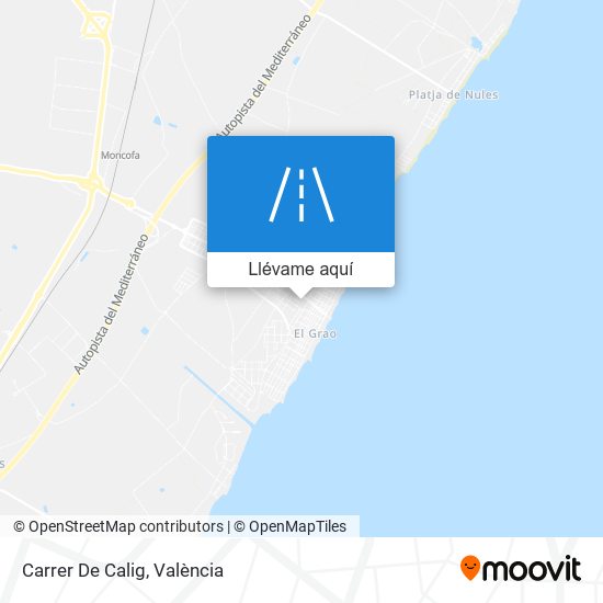 Mapa Carrer De Calig