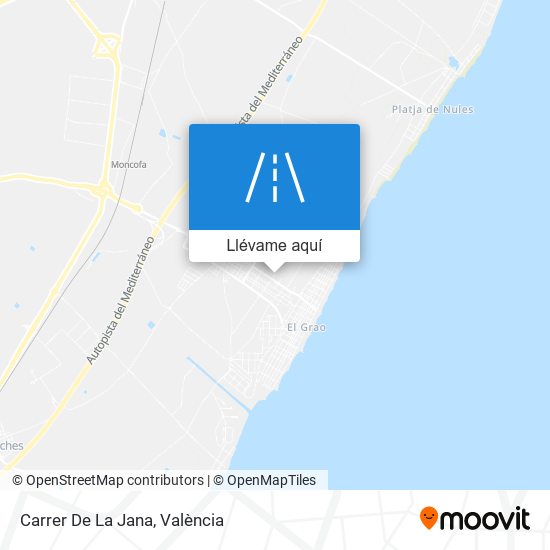 Mapa Carrer De La Jana