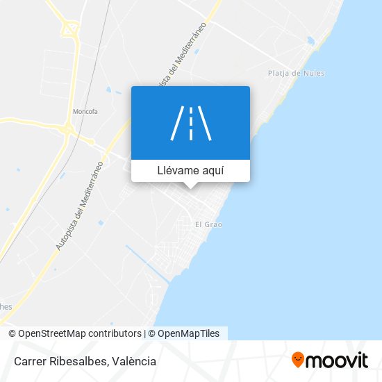 Mapa Carrer Ribesalbes