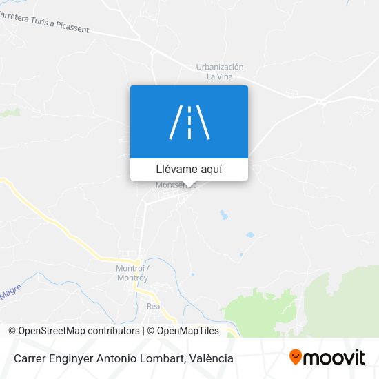 Mapa Carrer Enginyer Antonio Lombart