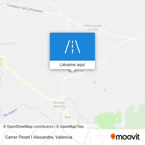 Mapa Carrer Peset I Alexandre