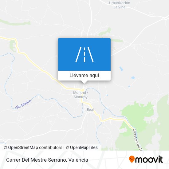Mapa Carrer Del Mestre Serrano