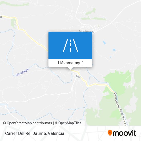 Mapa Carrer Del Rei Jaume