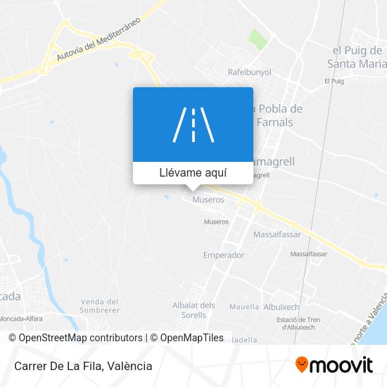 Mapa Carrer De La Fila