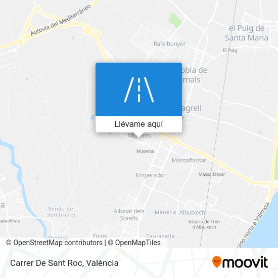 Mapa Carrer De Sant Roc