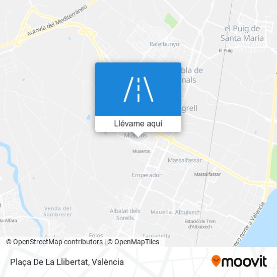 Mapa Plaça De La Llibertat