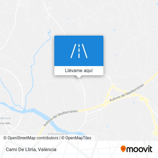 Mapa Cami De Lliria