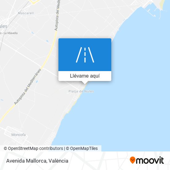 Mapa Avenida Mallorca