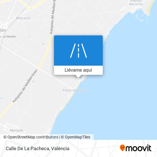 Mapa Calle De La Pacheca