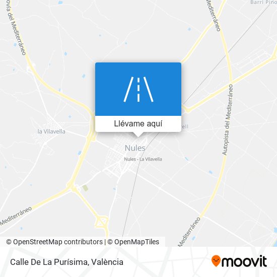 Mapa Calle De La Purísima