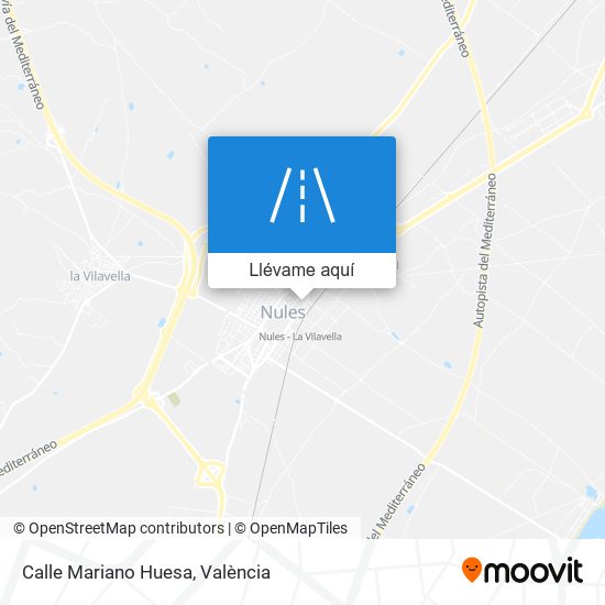 Mapa Calle Mariano Huesa