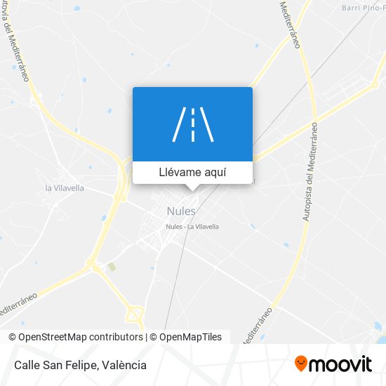 Mapa Calle San Felipe