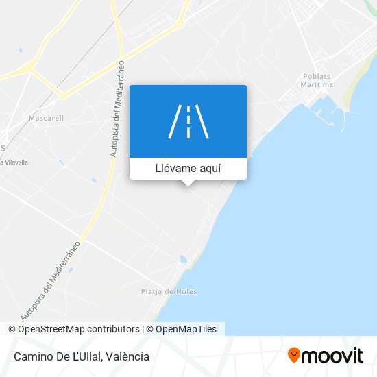 Mapa Camino De L'Ullal