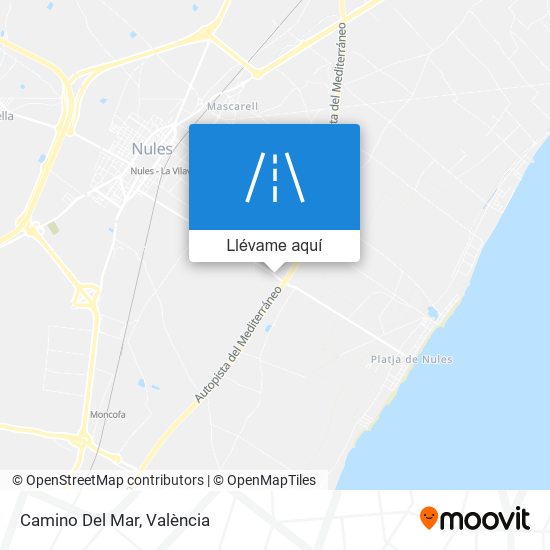 Mapa Camino Del Mar