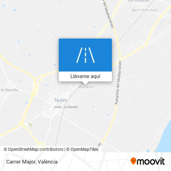 Mapa Carrer Major