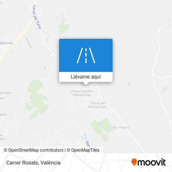 Mapa Carrer Rosals