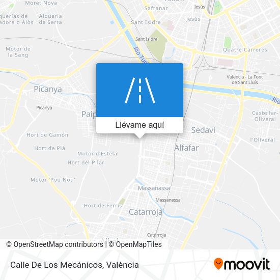 Mapa Calle De Los Mecánicos