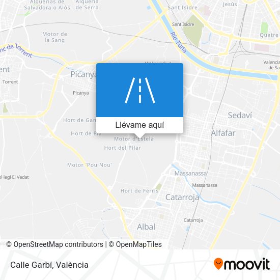 Mapa Calle Garbí
