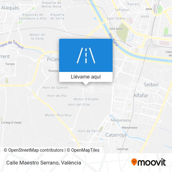 Mapa Calle Maestro Serrano