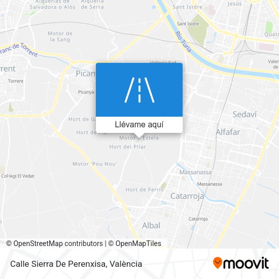 Mapa Calle Sierra De Perenxisa