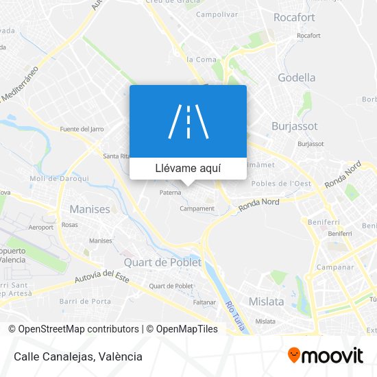 Mapa Calle Canalejas