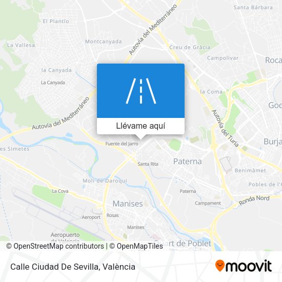Mapa Calle Ciudad De Sevilla