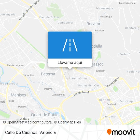 Mapa Calle De Casinos