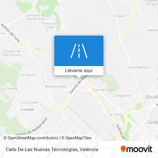 Mapa Calle De Las Nuevas Tecnologías