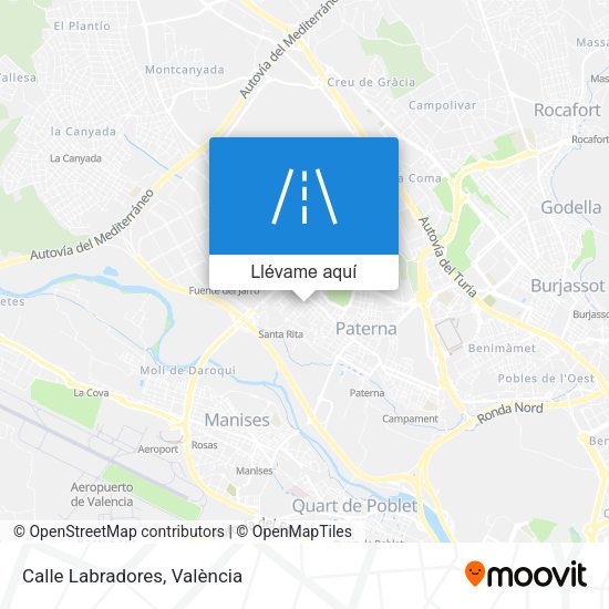 Mapa Calle Labradores