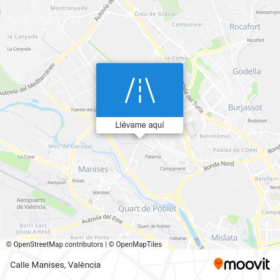 Mapa Calle Manises