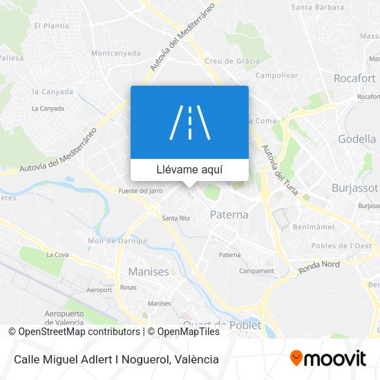 Mapa Calle Miguel Adlert I Noguerol
