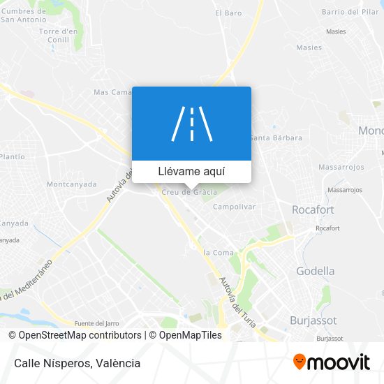 Mapa Calle Nísperos