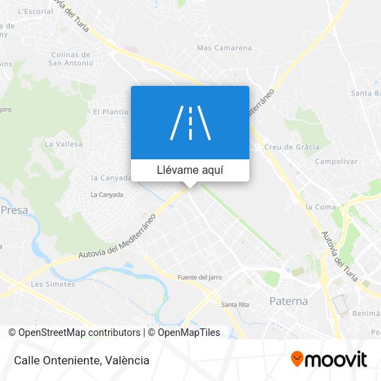 Mapa Calle Onteniente