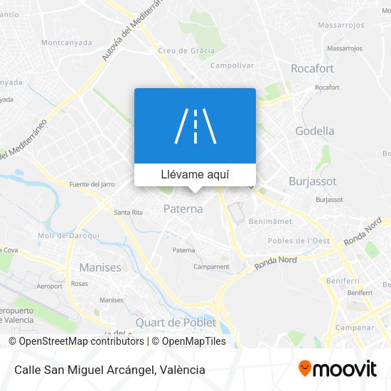 Mapa Calle San Miguel Arcángel
