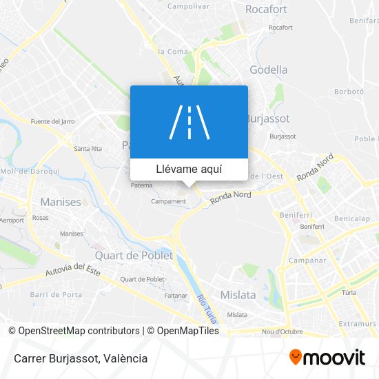 Mapa Carrer Burjassot