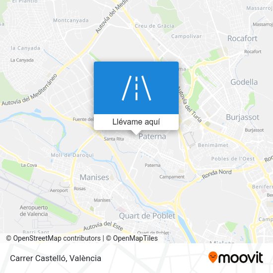 Mapa Carrer Castelló