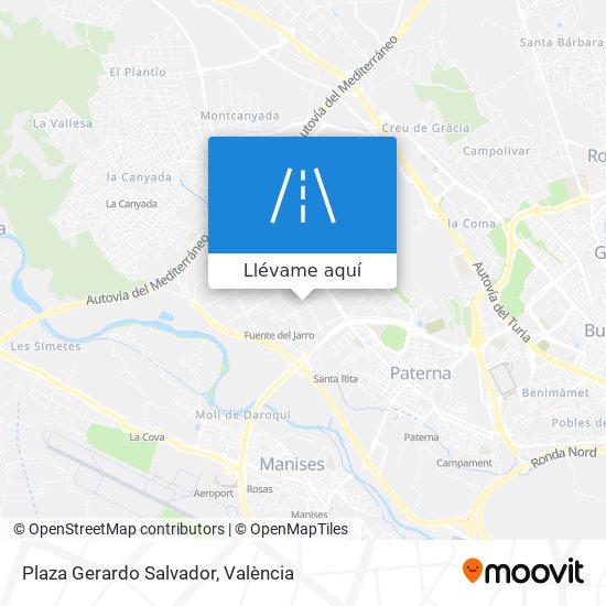 Mapa Plaza Gerardo Salvador