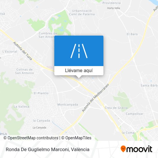 Mapa Ronda De Guglielmo Marconi