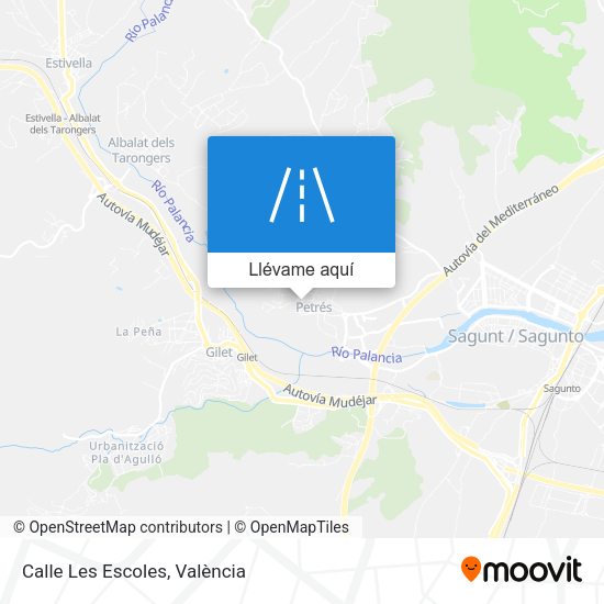 Mapa Calle Les Escoles