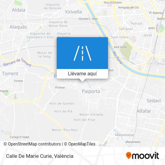 Mapa Calle De Marie Curie