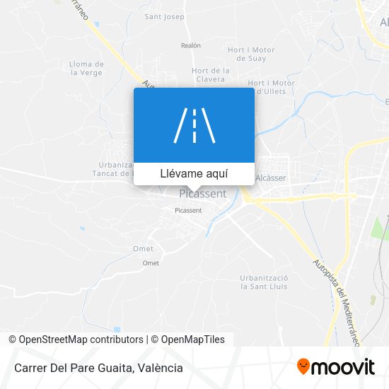 Mapa Carrer Del Pare Guaita